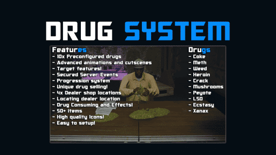 QBCore Drugs Pack