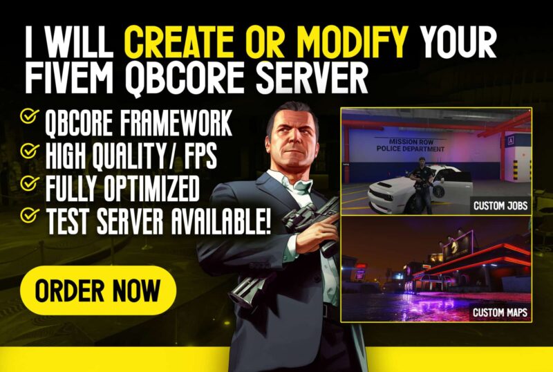 create nopixel inspired fivem qbcore server | Tebex Store