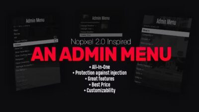 NoPixel Admin Menu for QBCore and ESX