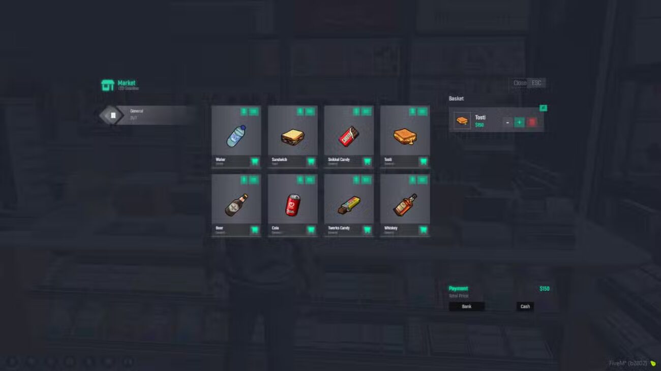 NoPixel 4.0 Shop System